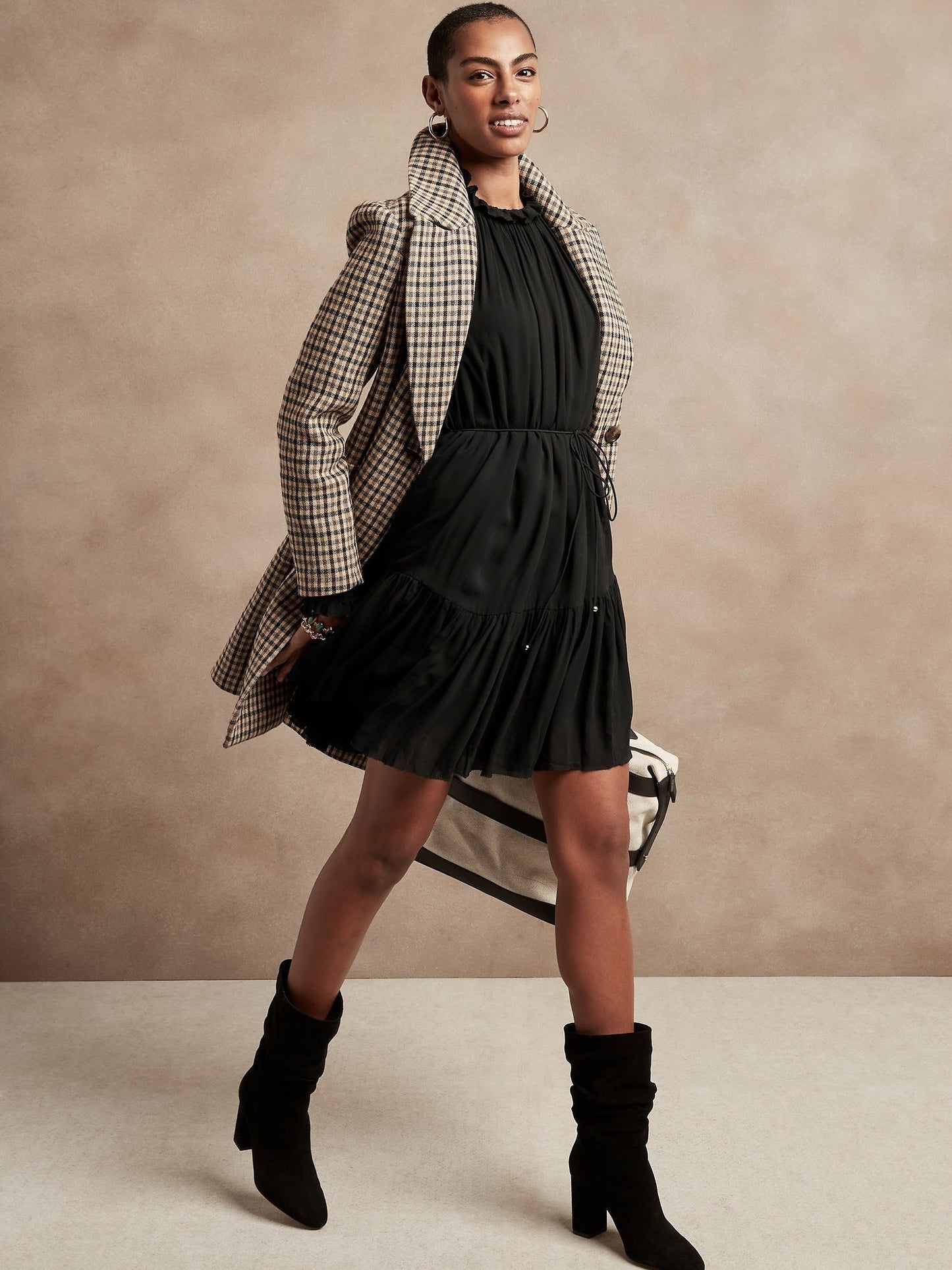 Tiered Mini Dress