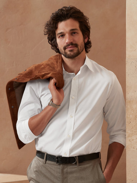 BR Premium Poplin Dress Shirt - White