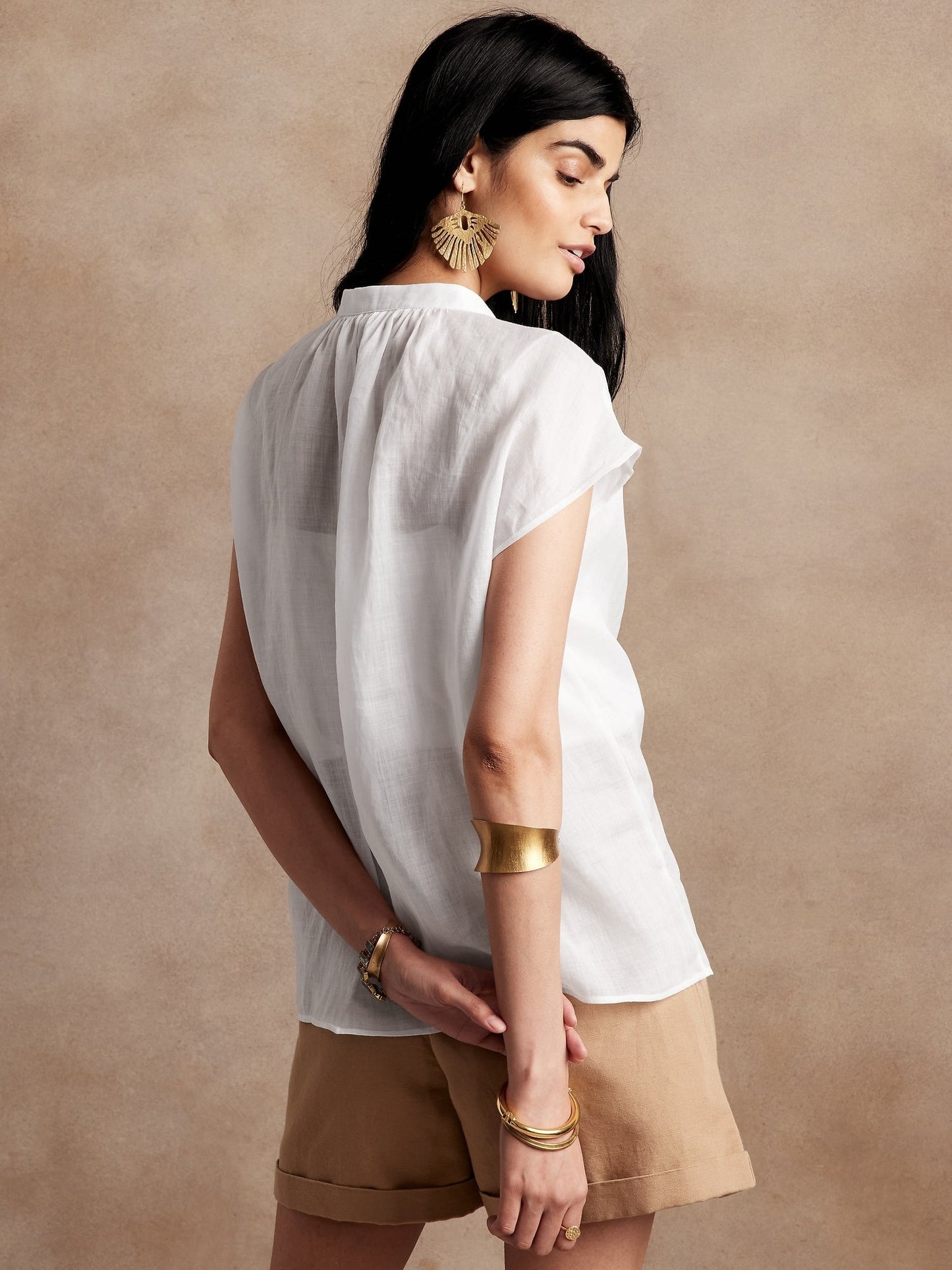 Oversized Ramie Shirt
