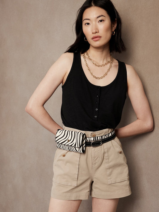 Slub Henley Tank