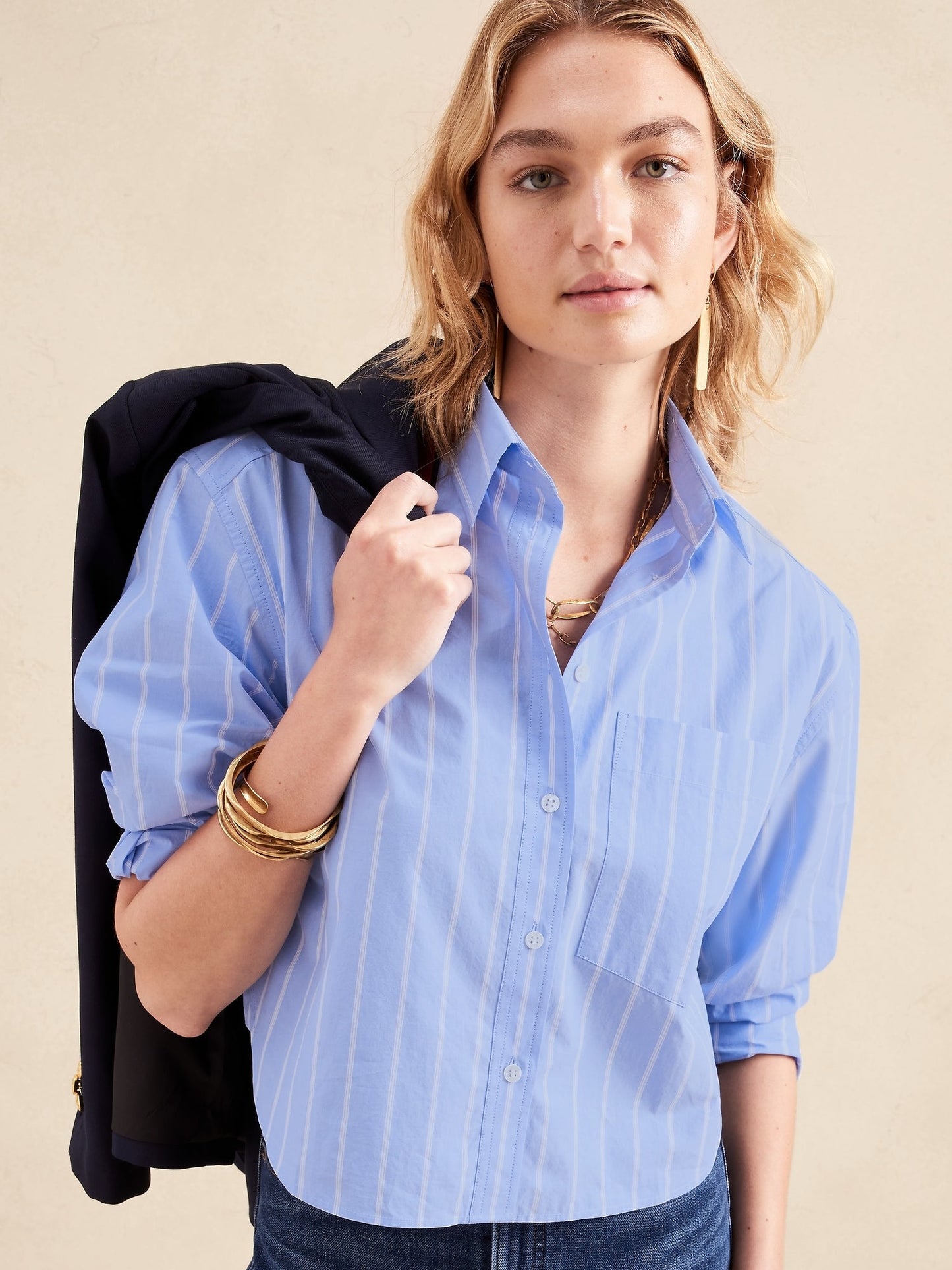 The Boxy Cropped Shirt