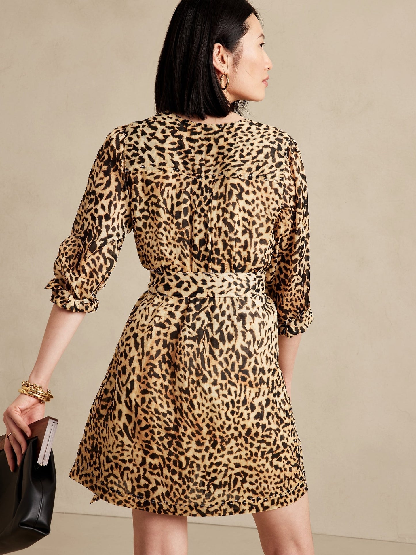 Ramie Shirt Dress