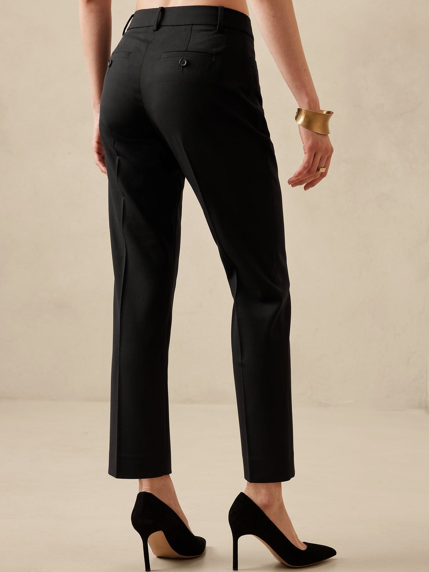 Siena Slim Wool Ankle Pant