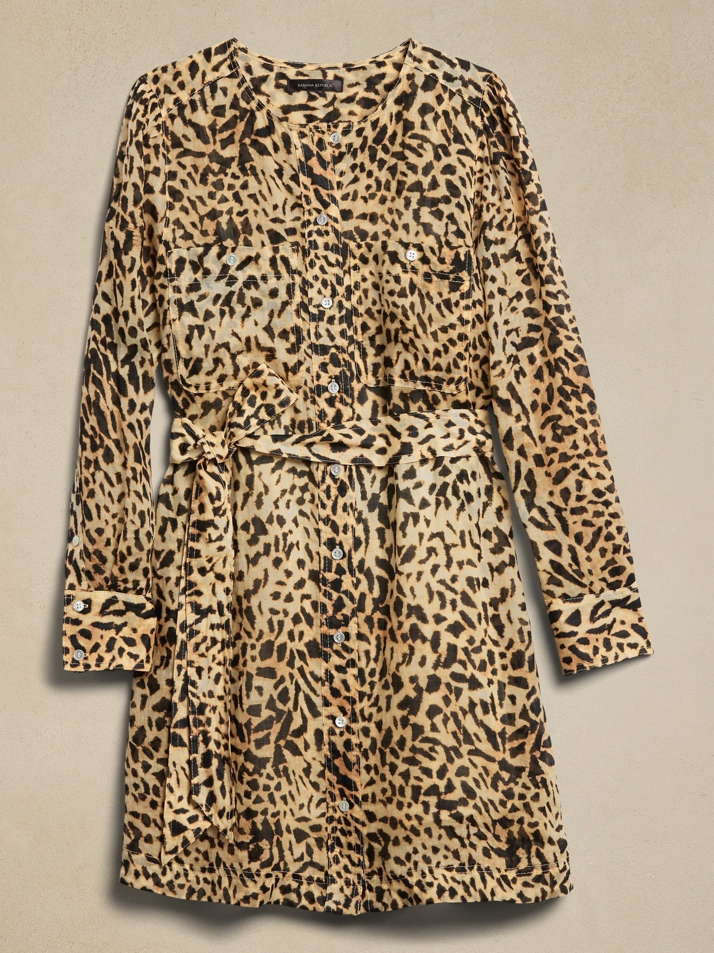 Ramie Shirt Dress