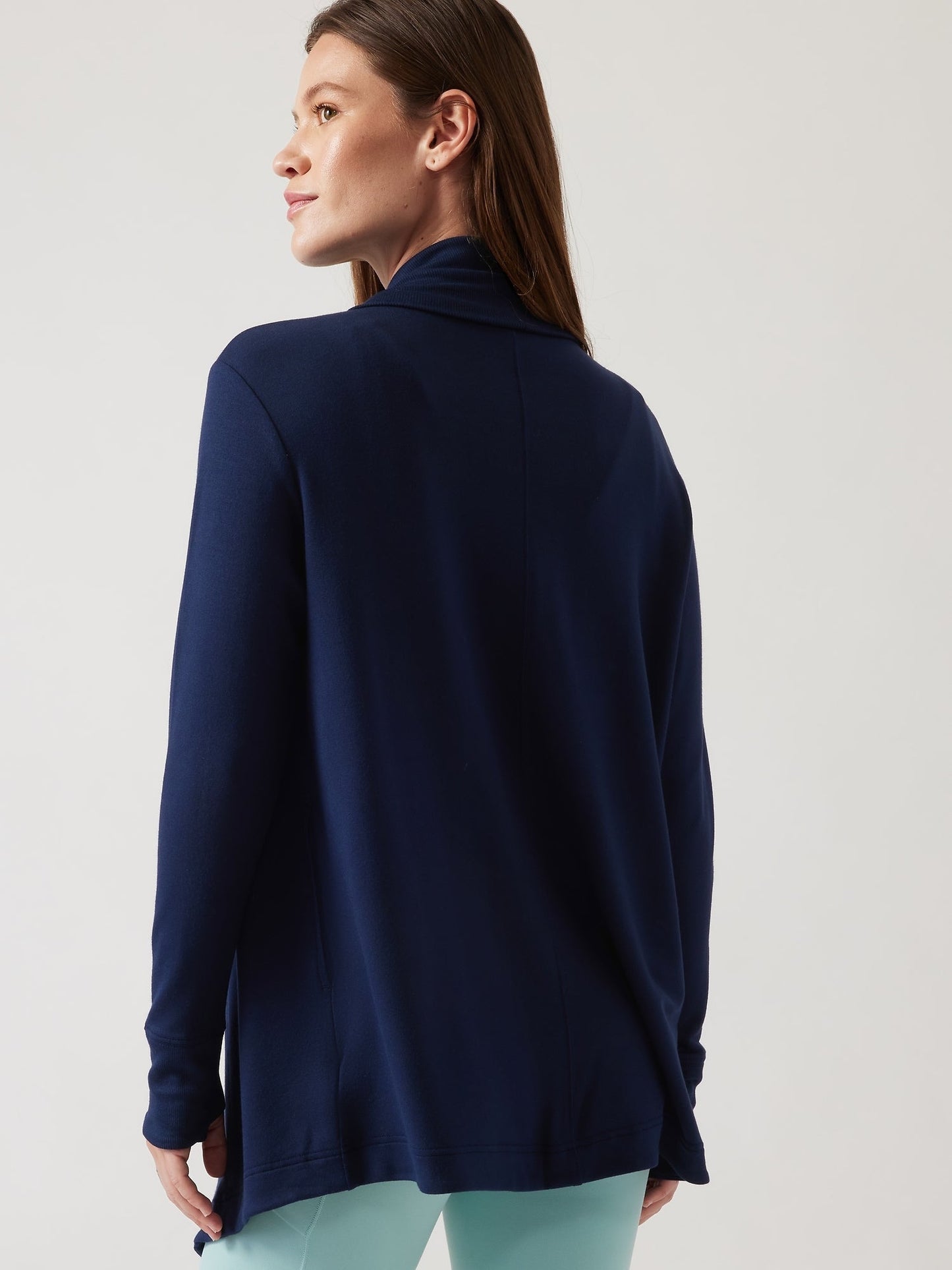 Sudadera Larga Azul