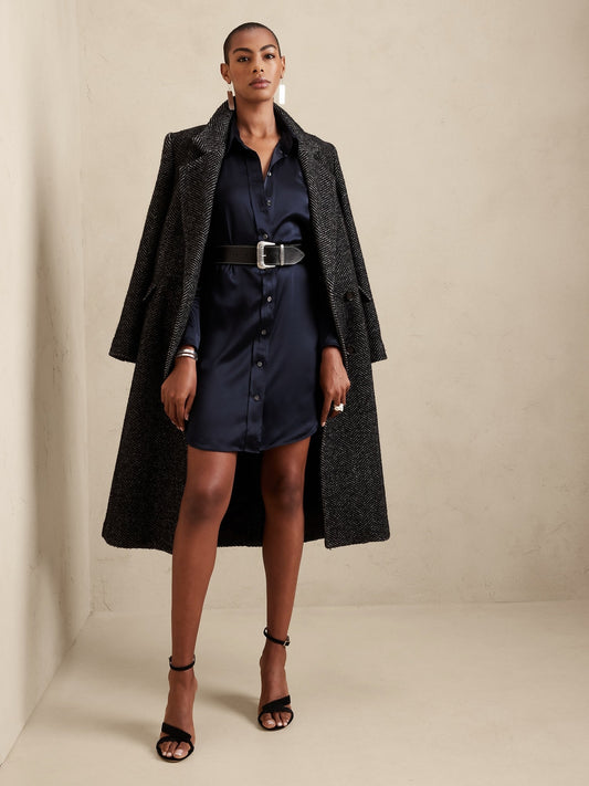 Muse Silk Shirtdress