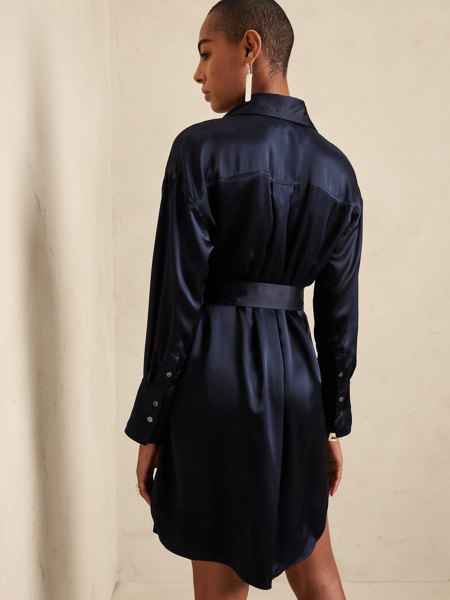 Muse Silk Shirtdress