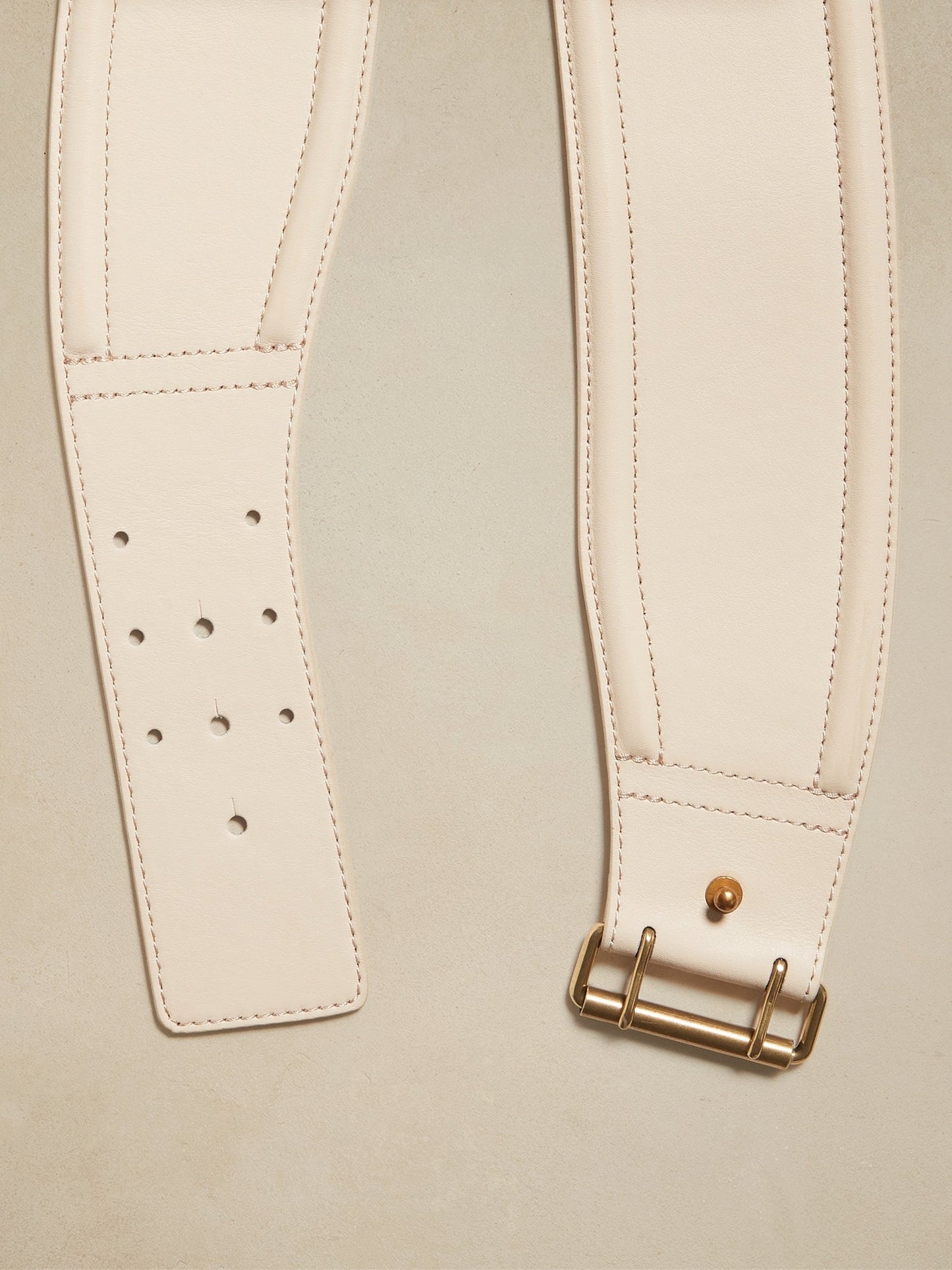 Cinturón Ancho Beige