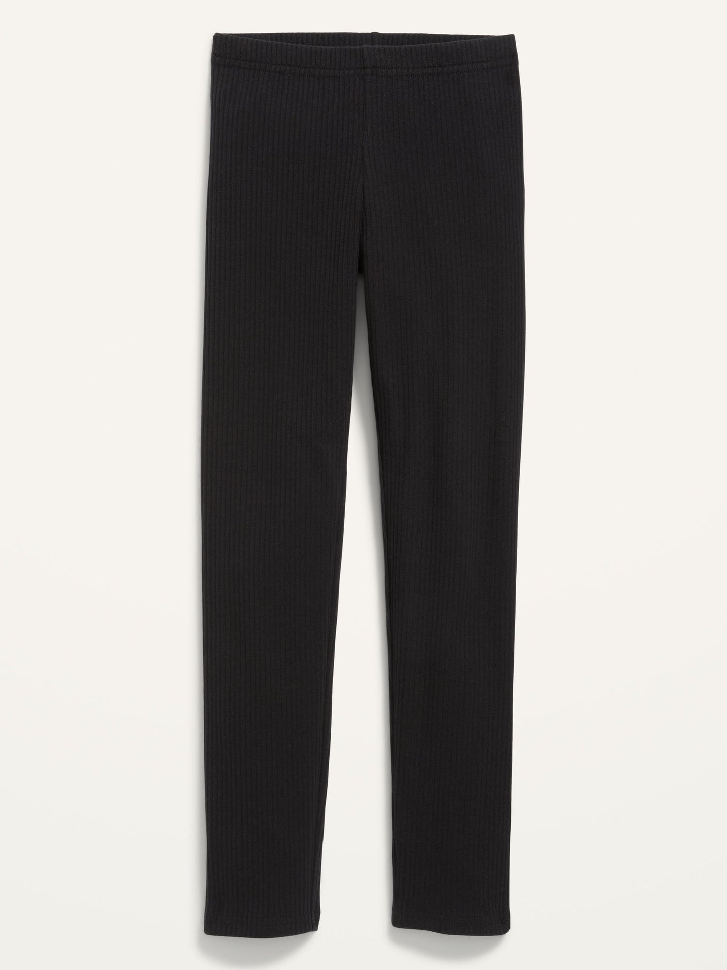 Legging Punto Acanalado Negro, Niña