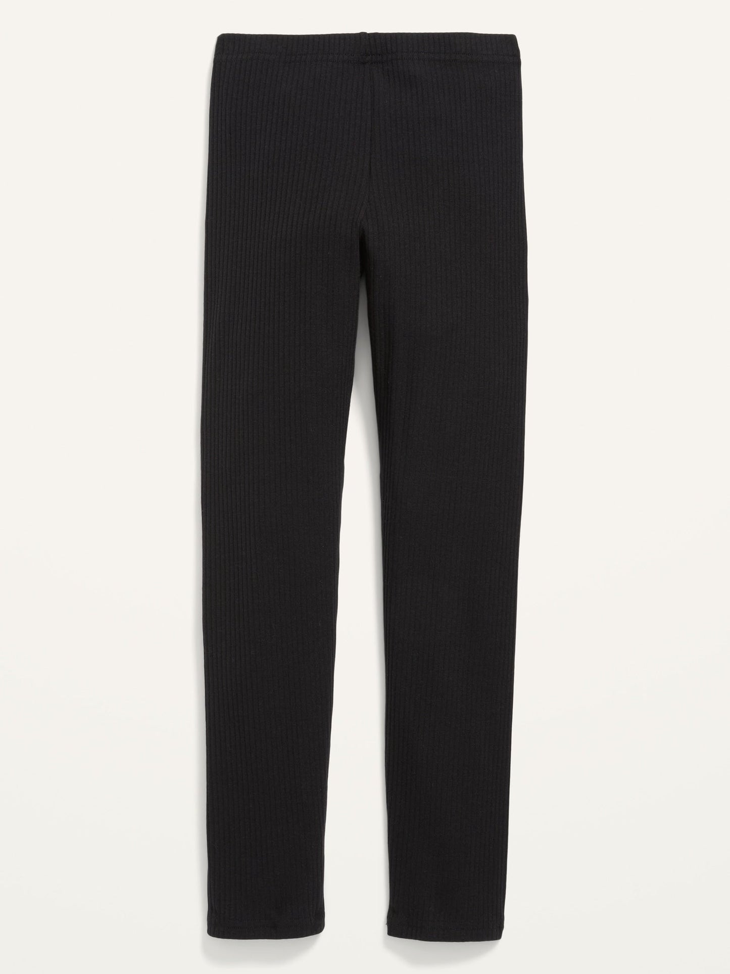 Legging Punto Acanalado Negro, Niña