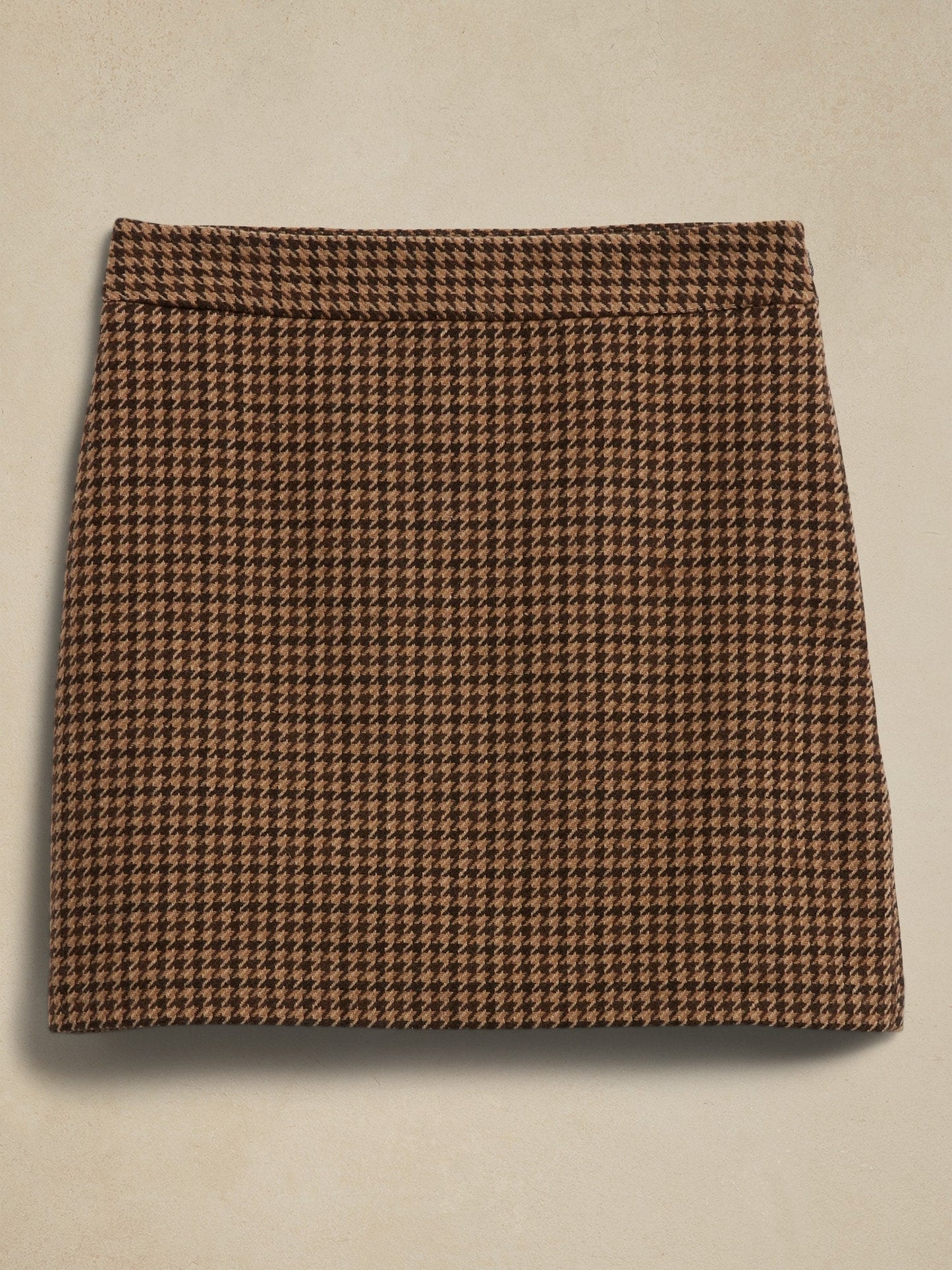 Houndstooth Mini Skirt