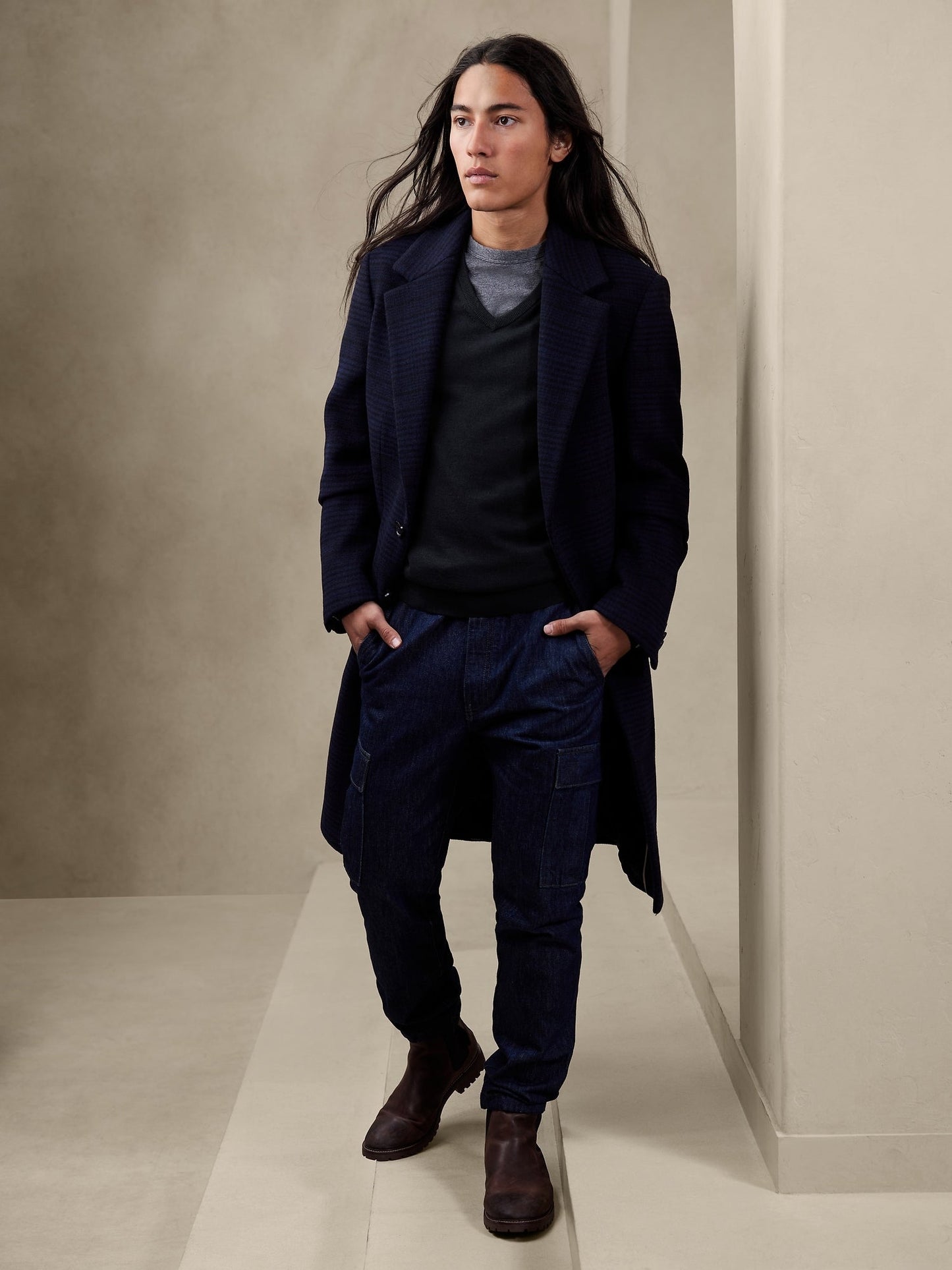 Lucca Merino V-Neck Sweater