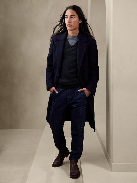 Lucca Merino V-Neck Sweater