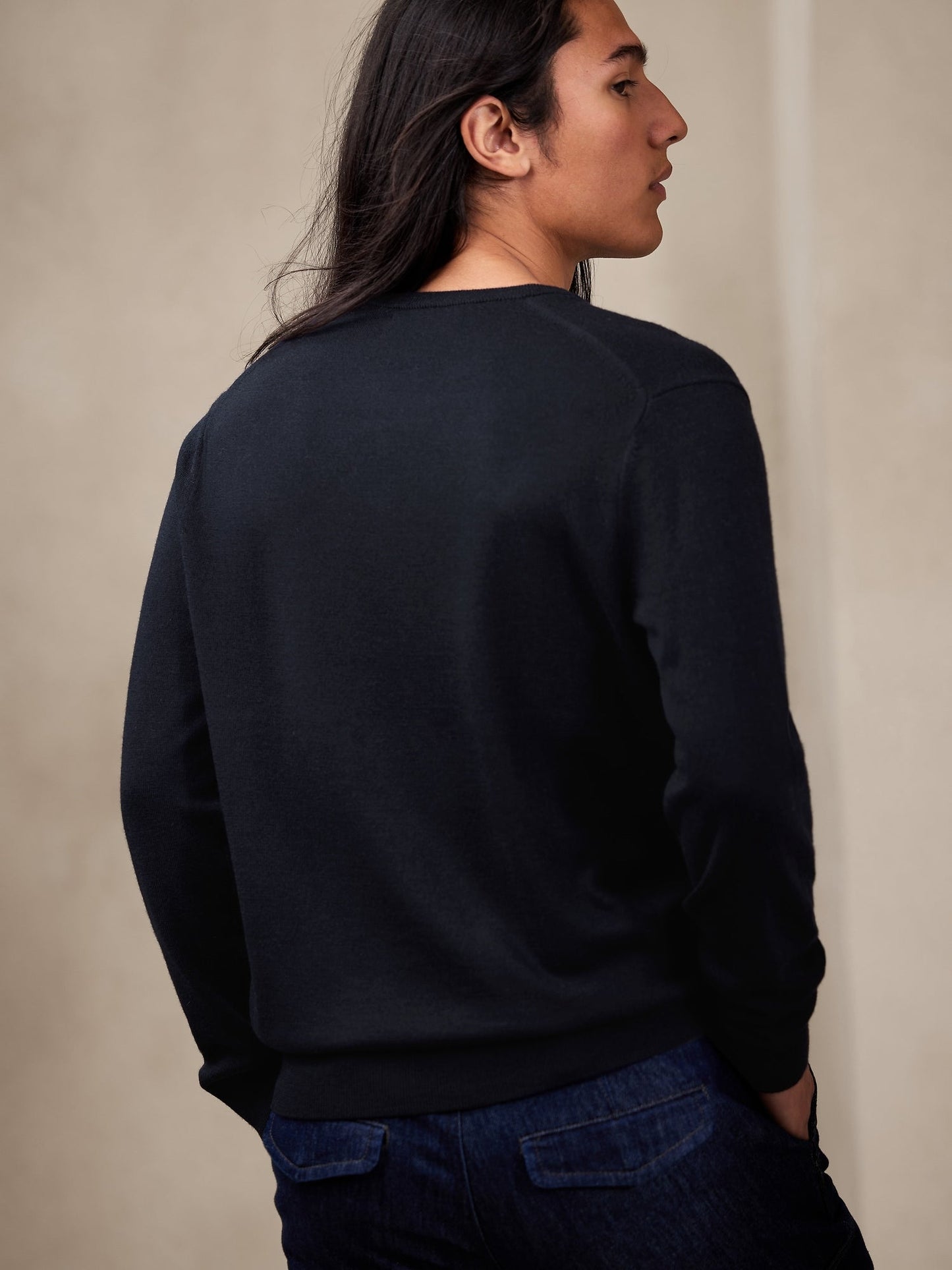 Lucca Merino V-Neck Sweater