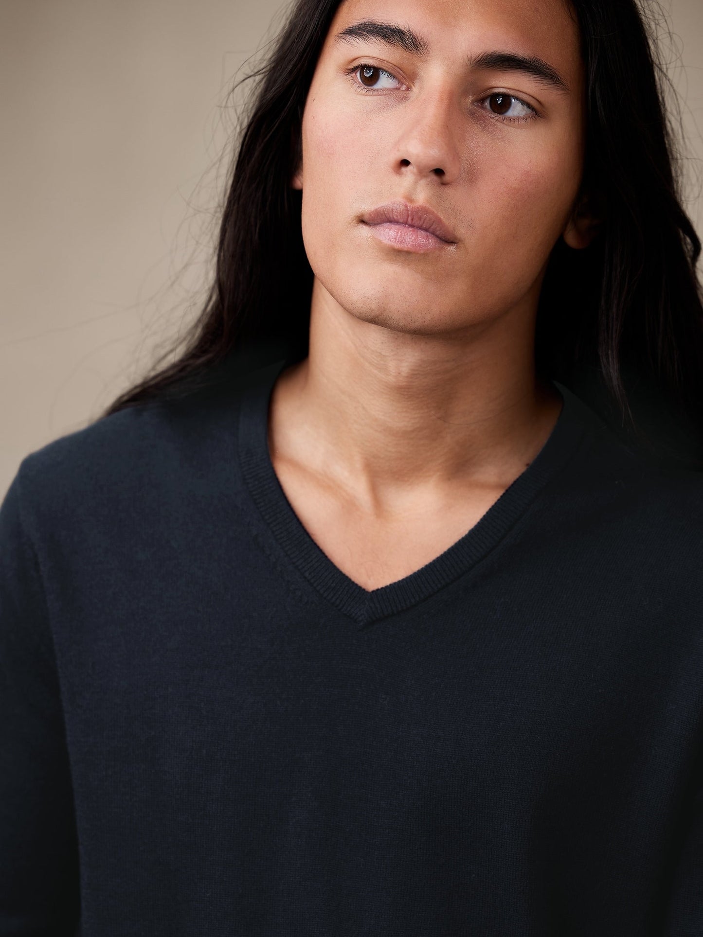 Lucca Merino V-Neck Sweater