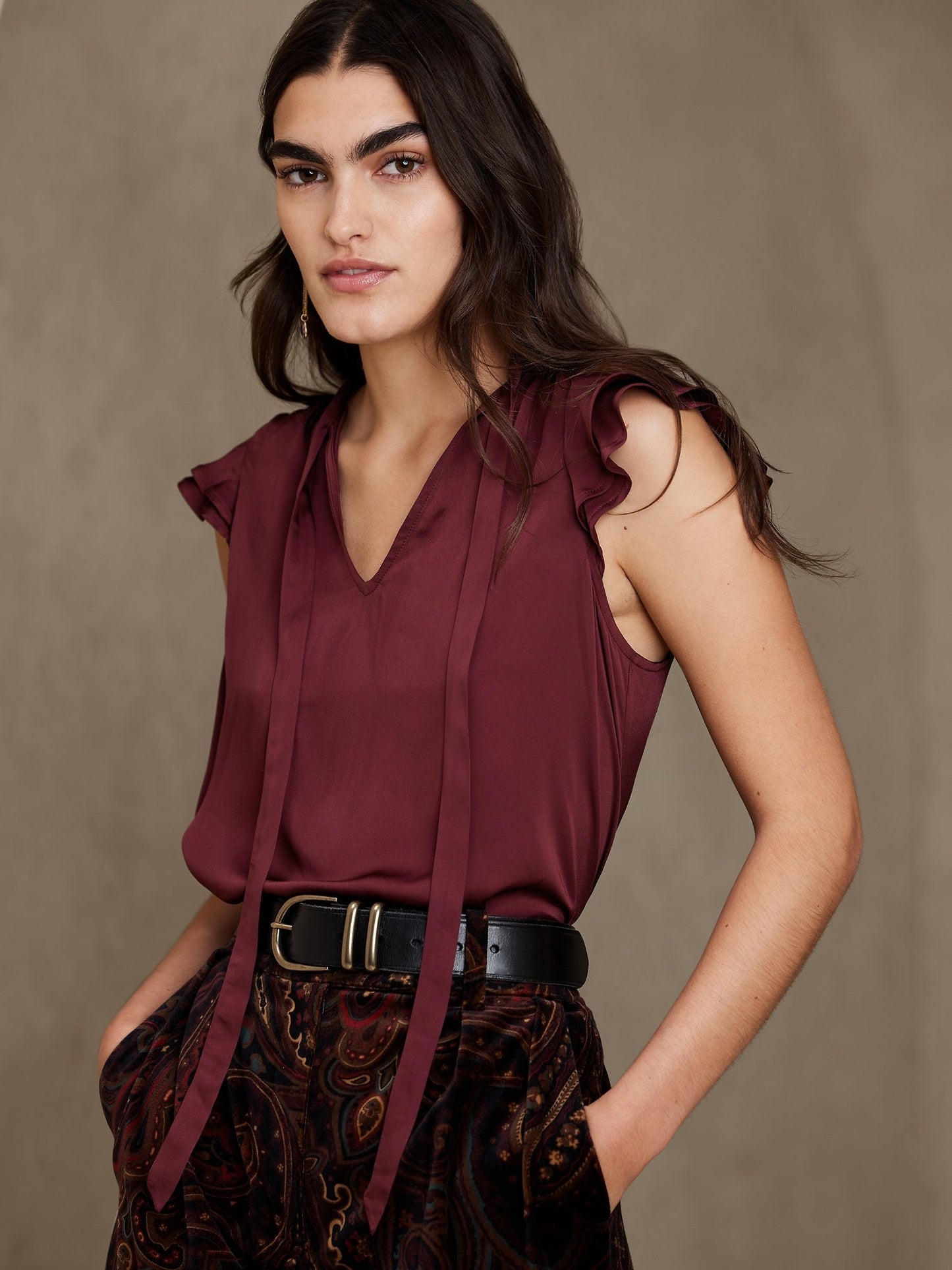 Alana Tie-Neck Top
