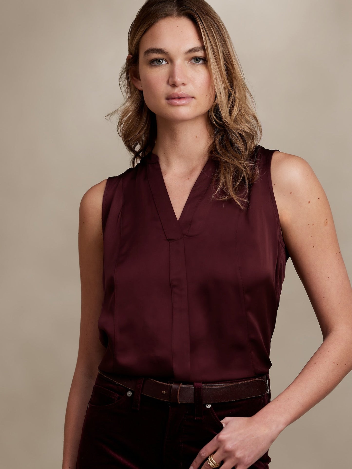 Mari Satin Shirt