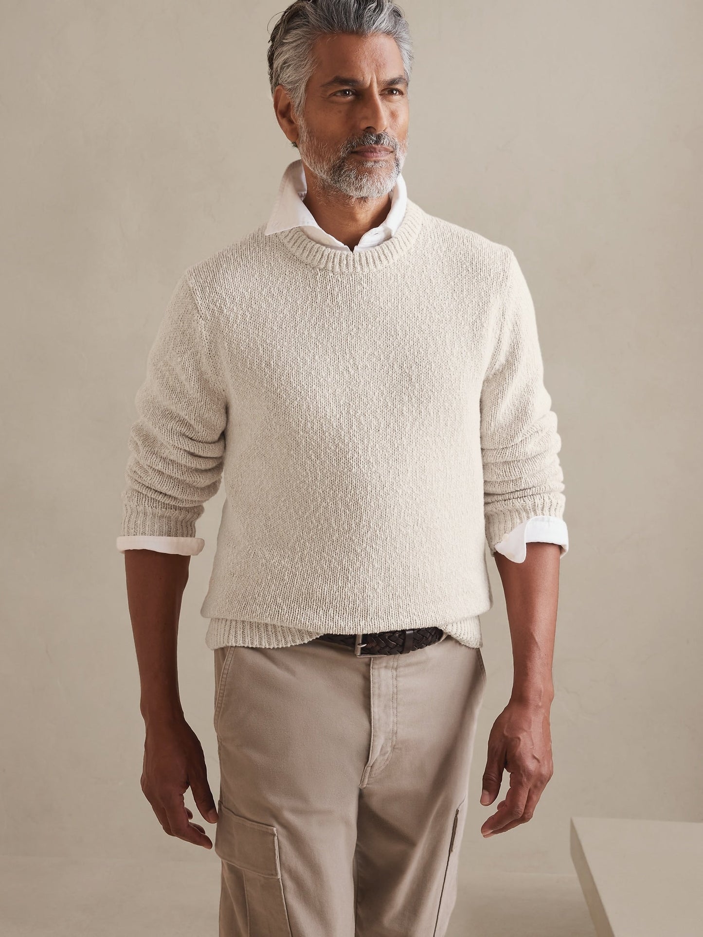 Altero Cotton Crew-Neck Sweater
