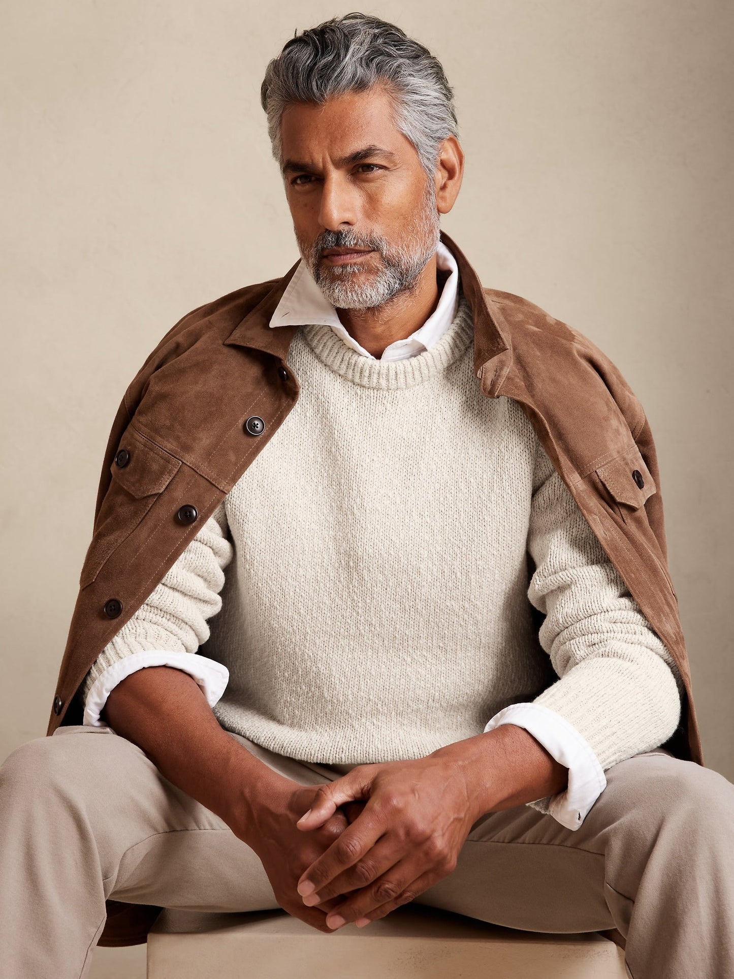 Altero Cotton Crew-Neck Sweater