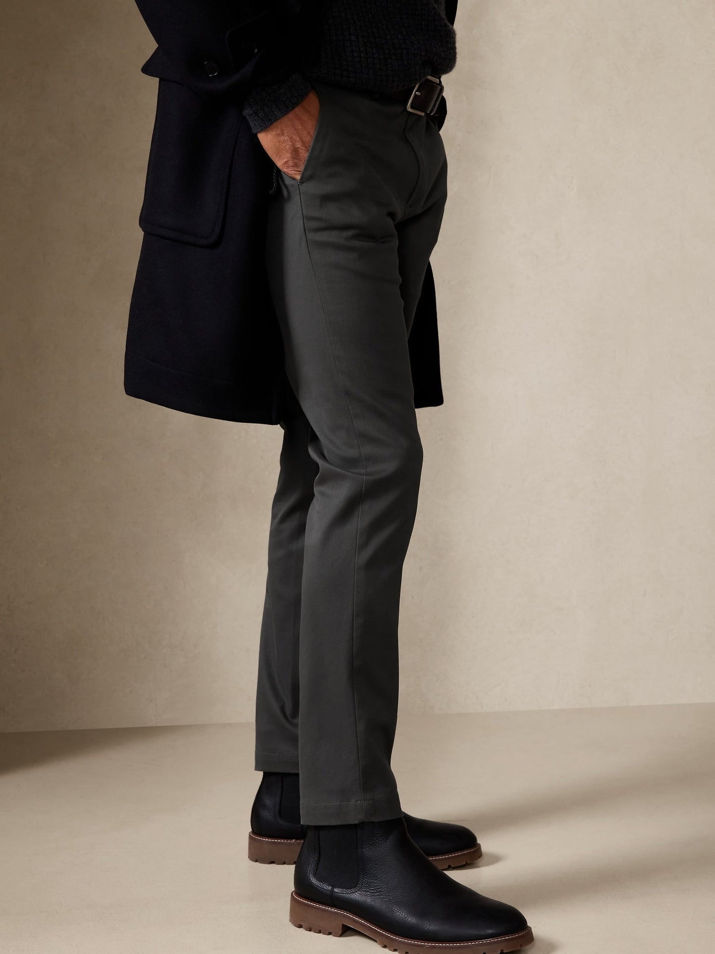 Pantalón Chino Gris Oscuro