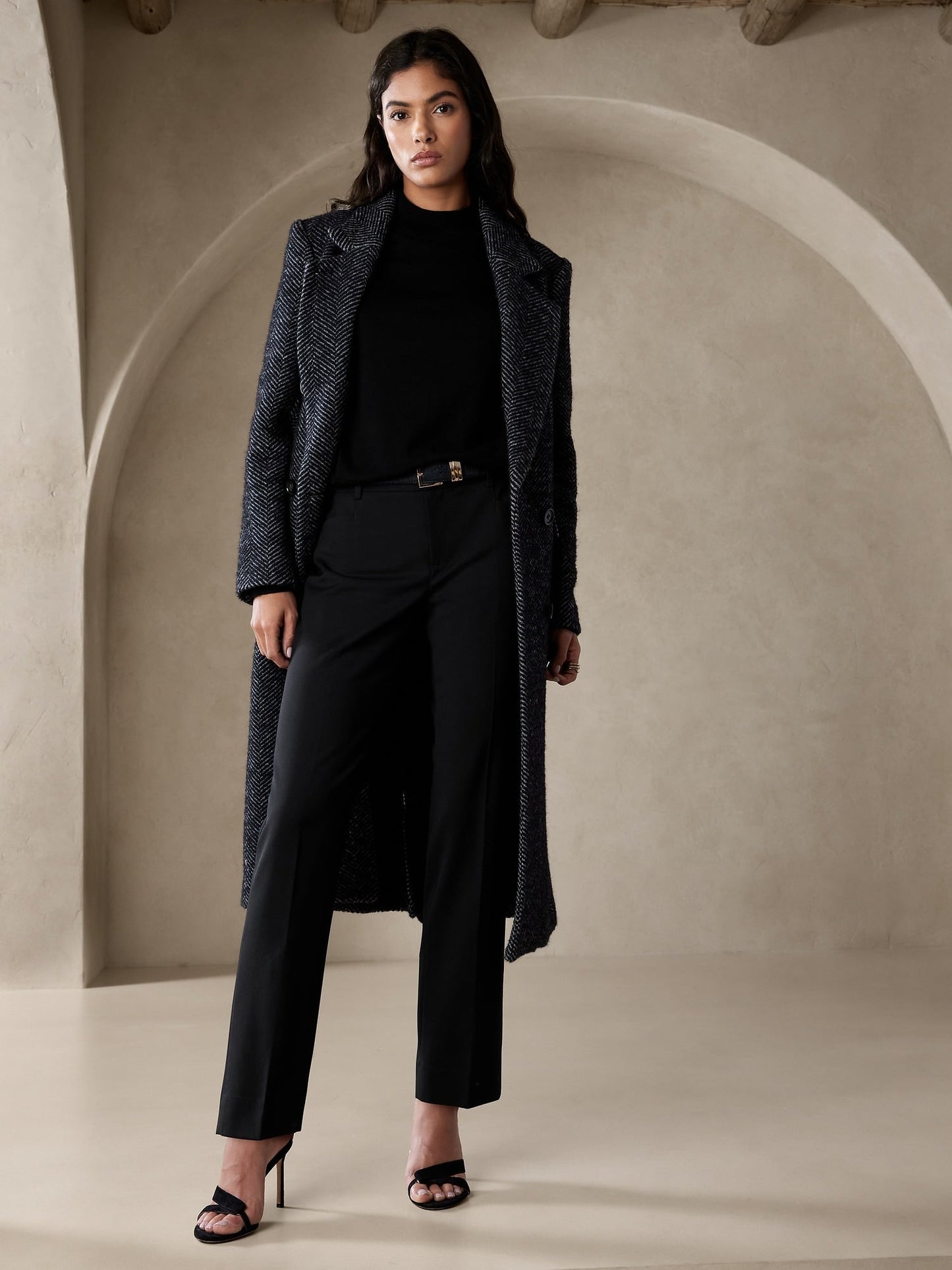 Siena Slim Wool Ankle Pant
