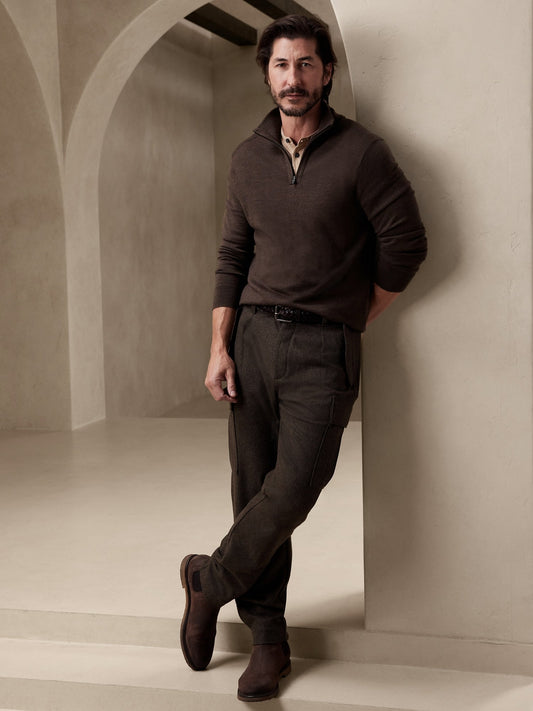 Franki Merino Half-Zip Sweater
