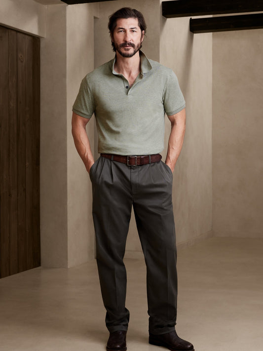 Luxury-Touch Performance Polo