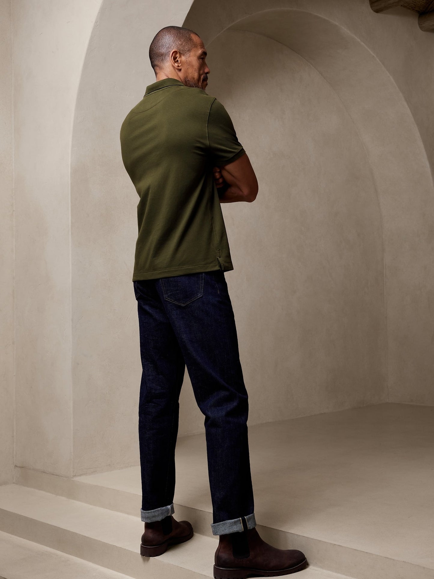 Luxury-Touch Performance Polo