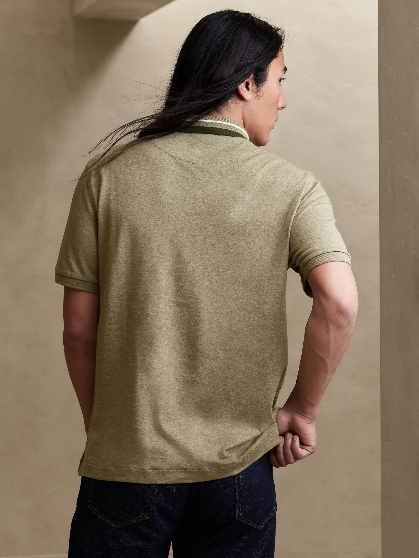 Luxury-Touch Performance Polo