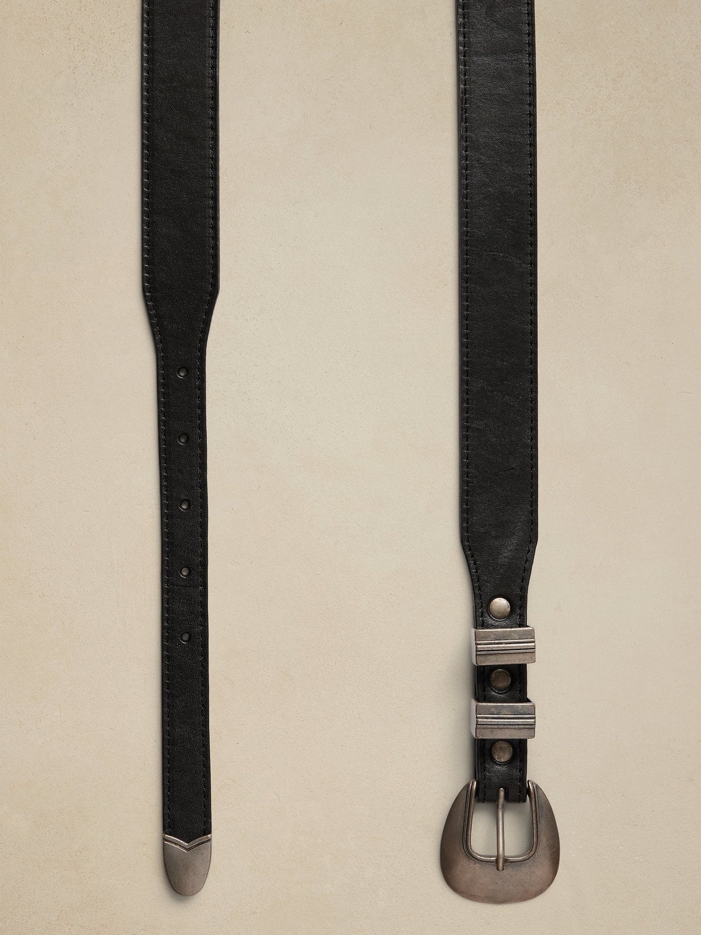 Cinturón De Cuero Negro