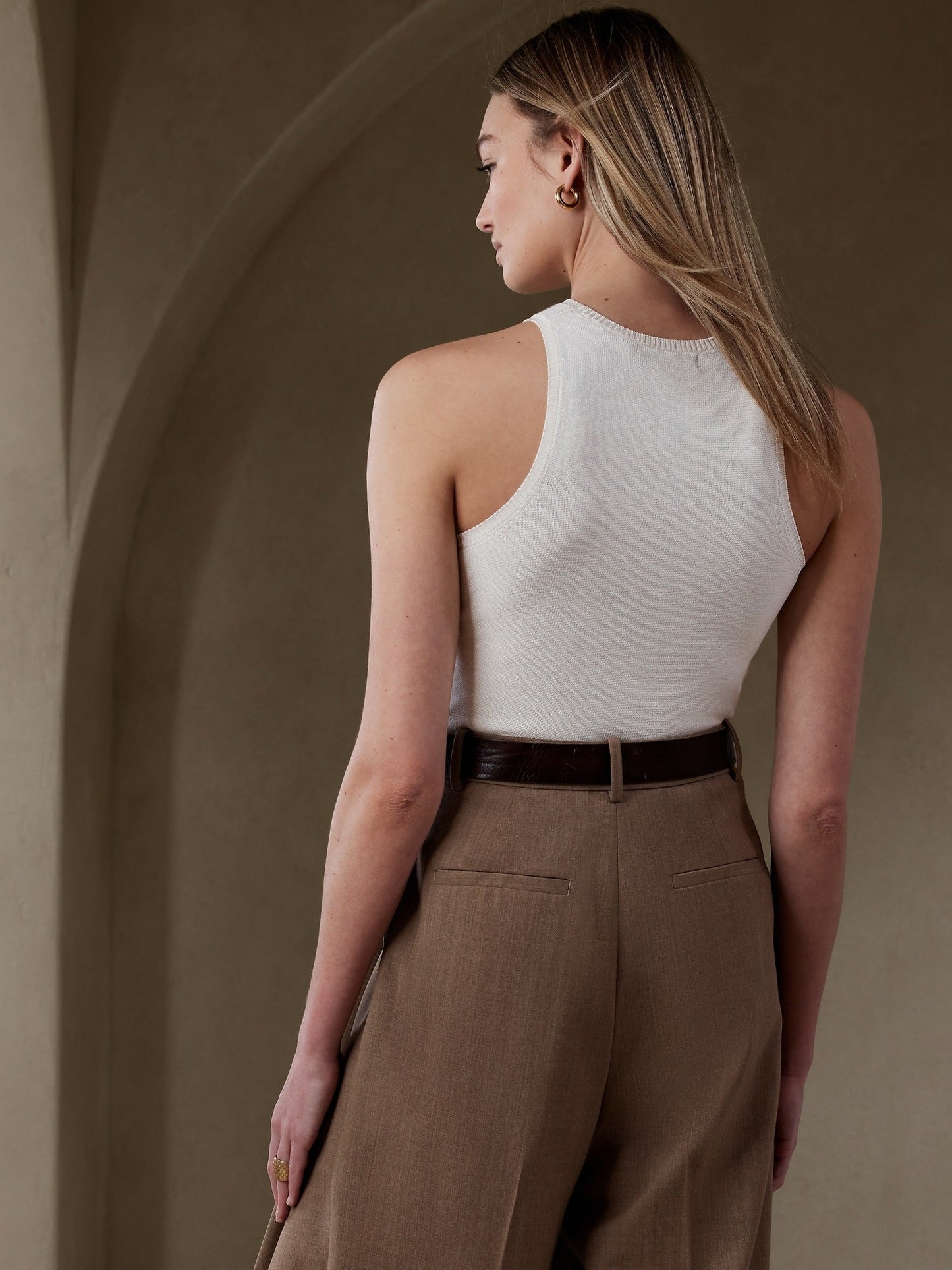 Top Seda y Cashmere Beige