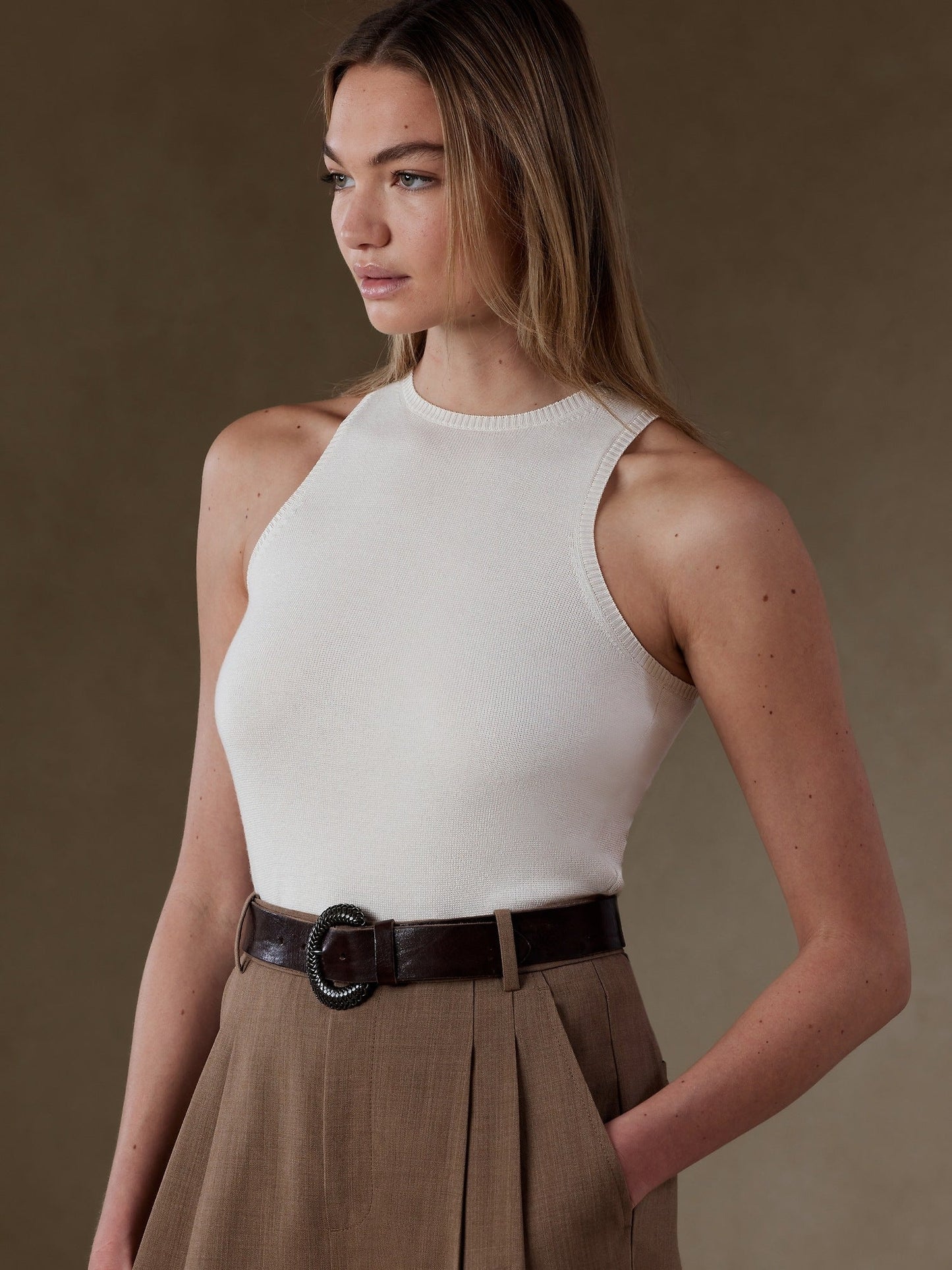 Top Seda y Cashmere Beige