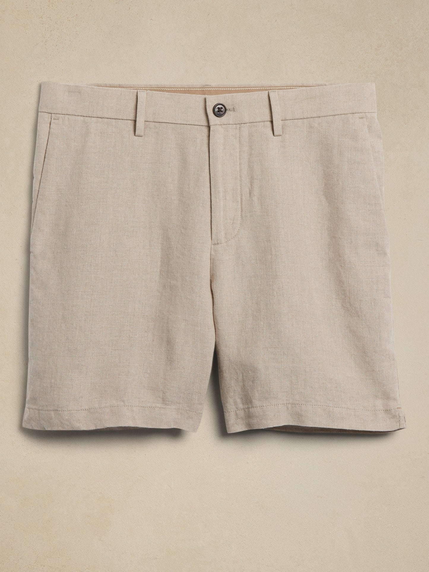 Short De Lino Beige