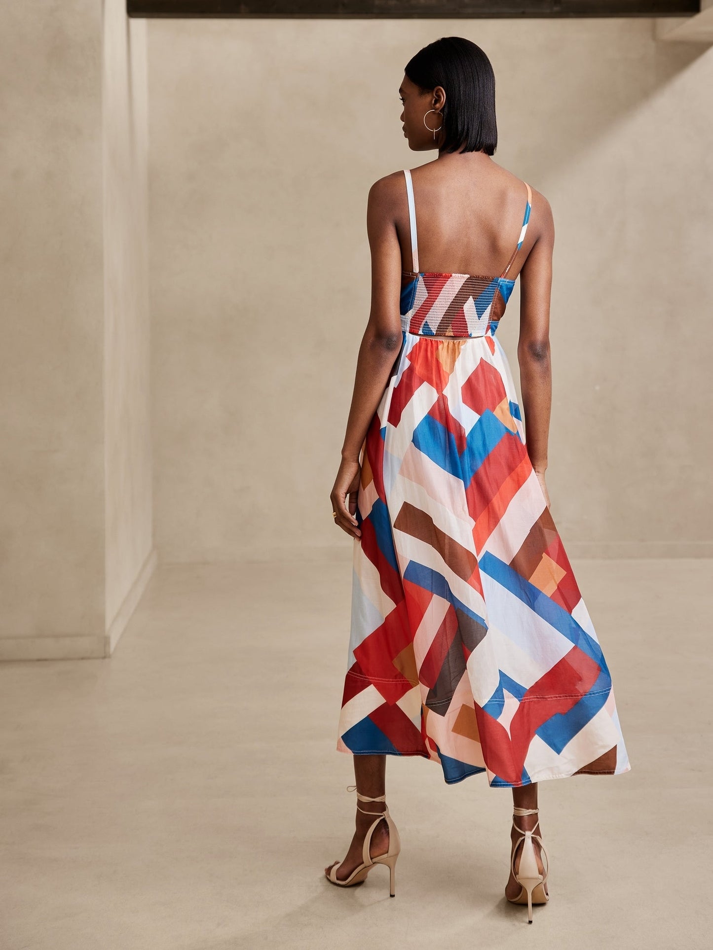 Vestido Largo Cut-Out Multicolor