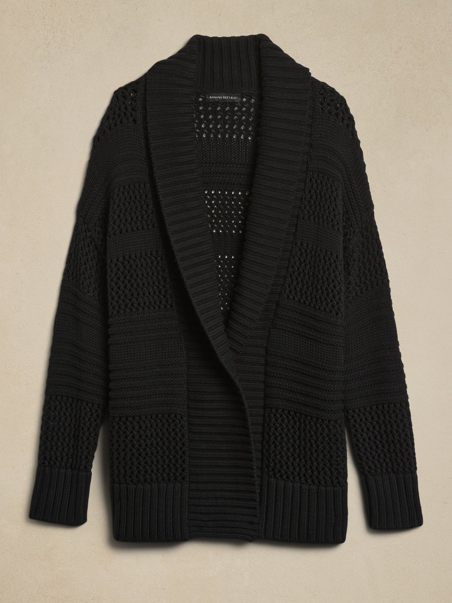 Sudadera Con Textura Negro