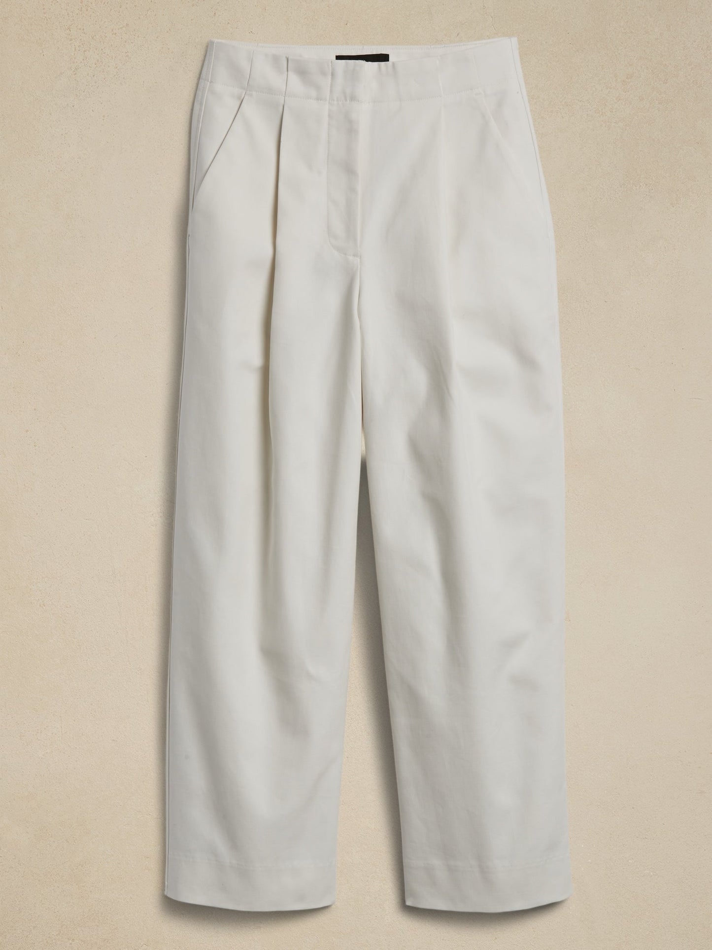 Pantalón Holgado Con Bolsillos Blanco