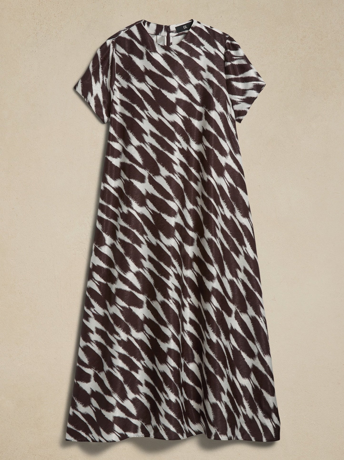 Vestido Largo Con Bolsillos Estampado